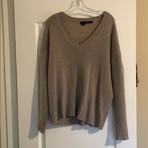 🖤360CASHMERE OATMEAL VNECK SWEATER SIZE S🖤
